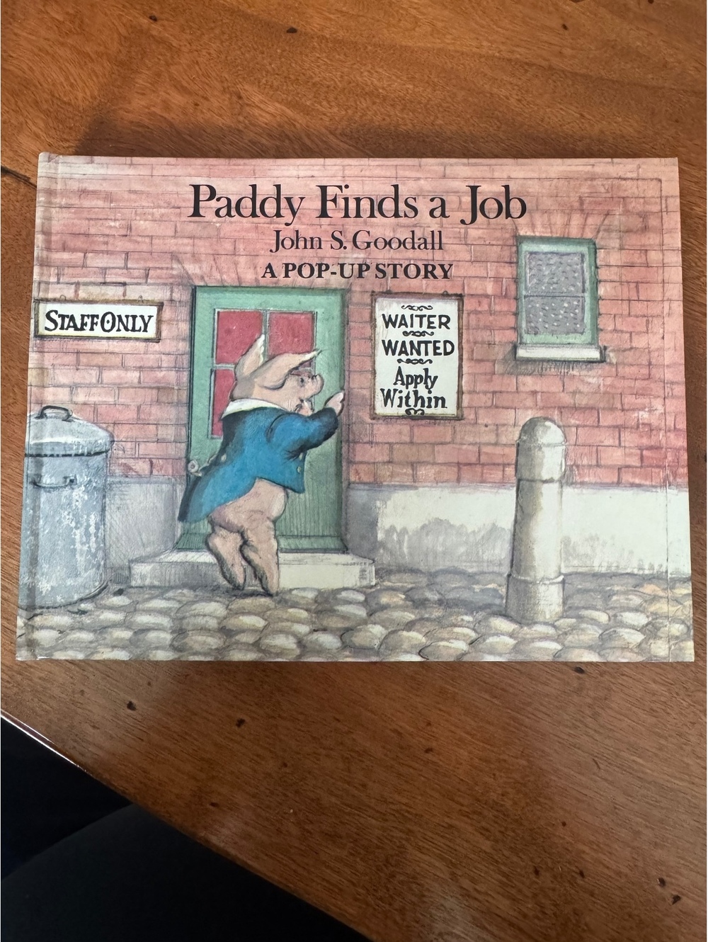 Paddy Finds a Job; A Pop-Up Story 1st Ed John S. Goodall B33